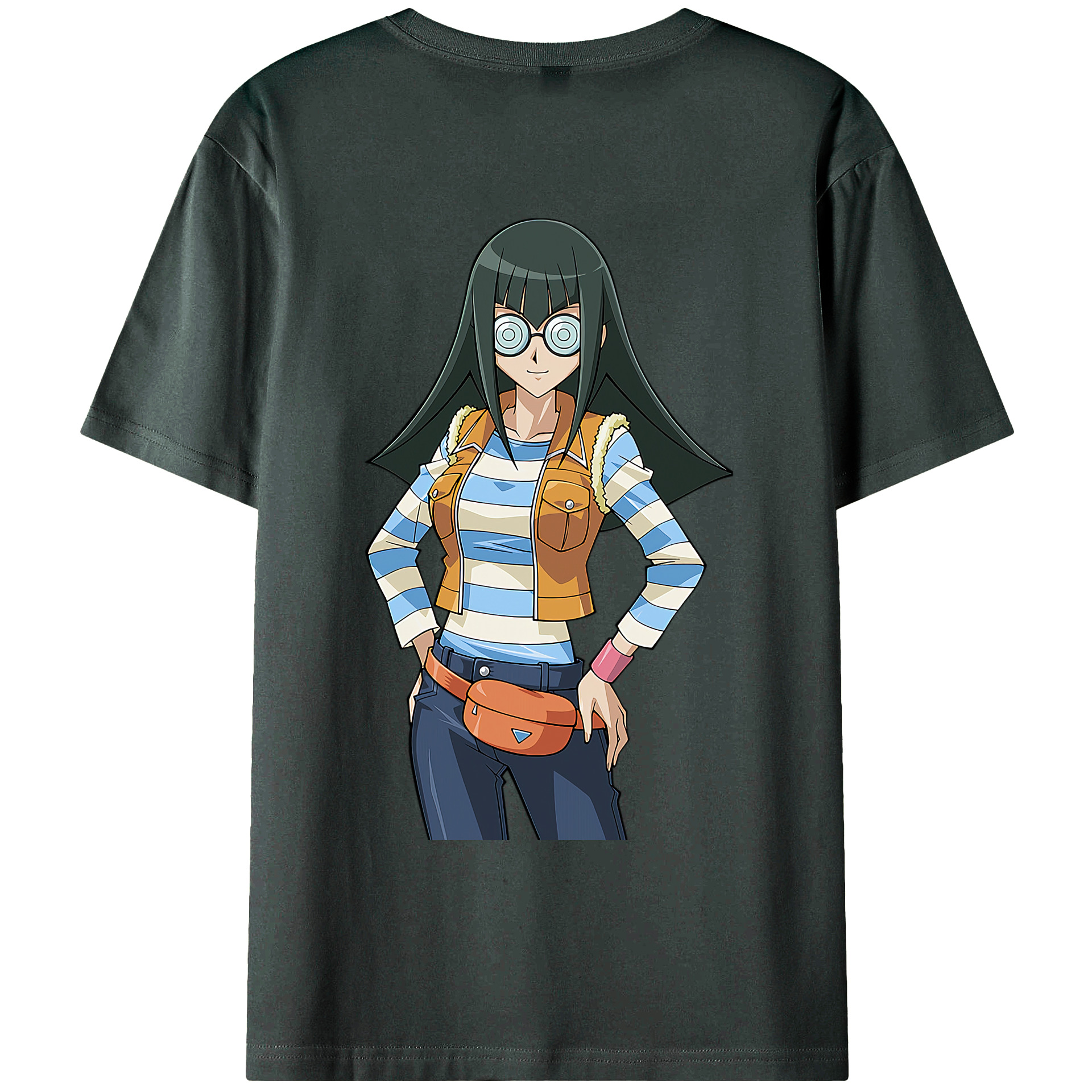 （画像用） 遊☆戯☆王 Yu-Gi-Oh! 綿100％ メンズ半袖Tシャツ（バックプリント） 通気性